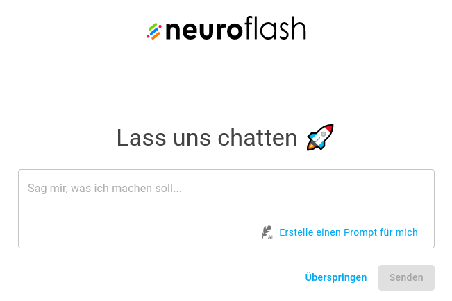 Neuroflash Screenshot