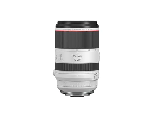 Canon RF 70-200mm F2.8 L IS USM Telezoomobjektiv für EOS R Serie (kompaktes Objektiv für Reportage, Sport und Hochzeiten, 5-Stufen-Bildstabilisator, Nano USM Motoren, Kameraobjektiv, Videoobjektiv)