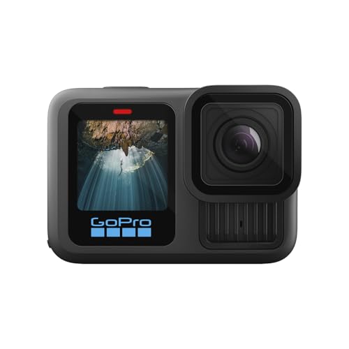 GoPro HERO13 Black – wasserdichte Actionkamera mit 5,3K60-Video, 27MP-Foto + Kompatibilität mit Objektiven der HB-Serie