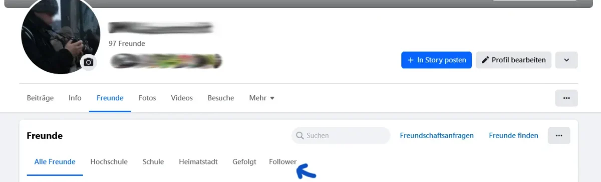 So kannst Du sehen wer Dir auf Facebook folgt Foto