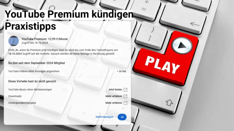 titelbild youtube premium kündigen